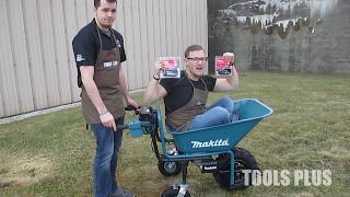 Makita 18V X2 LXT Power-Assisted Wheelbarrow (XUC01X1)