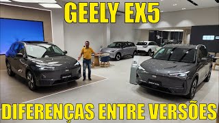 Geely EX5 - Differences between versions