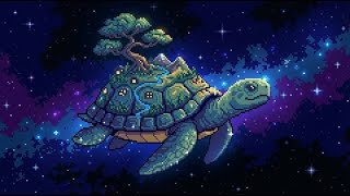Cosmic Turtle | Pixel Art Lofi Beats (24/7 Cozy Ambient Music)