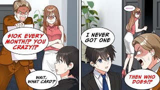 [Manga Dub] The CEO tried to fire Me for huge expenses, but I never got a company card...!? [RomCom]