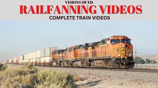 VOE Train Videos 2025 - Amtrak, Manifest Trains & Intermodal Trains