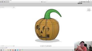 Pumpkin (Spooky Szn) - Day 88 of 100 Autodesk Fusion 360 Journey