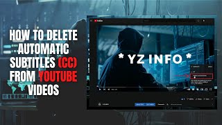 How to delete Automatic Subtitles (CC) in Youtube | Turn Automatic (CC) OFF On Youtube