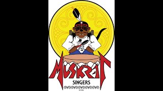 Muskrat Singers GB-Ah-Sis powwow