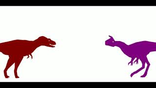 Stunt Rage 2017 Albertosaurus vs Crylophosaurus (Part 2)