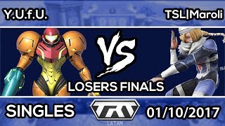 TRT LATAM 2017 - Y.U.f.U (Samus) x TSL | Maroli (Sheik, Diddy Kong) - Losers Finals