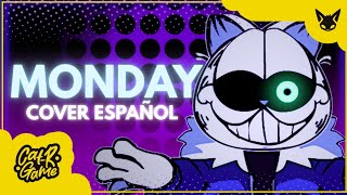 Cover Español _ MONDAYLOVANIA // GOREFIELD V2 FNF_ Lirycks Español 🩵☠️😺