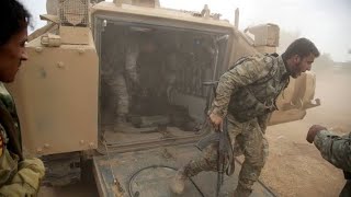 US Army Tank cross most dangerous city in syria