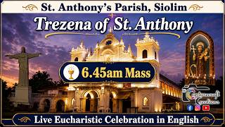 5th day of Trezena | English Mass Live at 6.45am | 5th June 2026 | St Anthony's Church Siolim