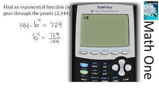 exponential functions