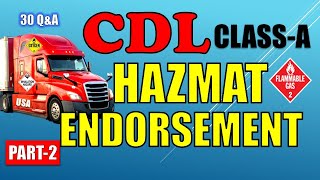 HAZMAT Endorsement Test Q&A Part-2