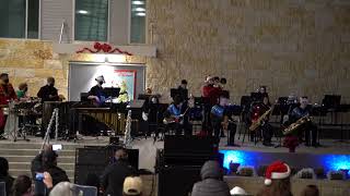 Buda JHS Jazz Band, Song 4, Christmas in the Courtyard 2020