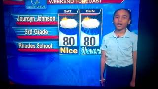 Jourdyn Does the News