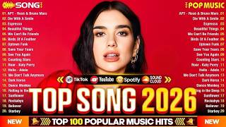 Spotify Playlist 2026 🍍 Bruno Mars, Rihanna, Selena Gomez, Maroon 5, The Weeknd, Justin Bieber