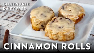 Decadent & Delicious Gluten-Free, Dairy-Free Cinnamon Rolls with “Cream Cheese” Frosting