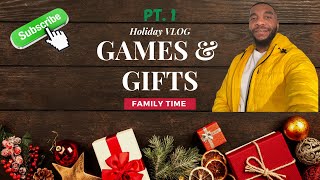 HOLIDAY VLOG GAMES & GIFTS PT.1. GARAGE CHAT IN THE ROAD!!!!