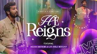 He Reigns (Live Worship) | 4K Music Video
