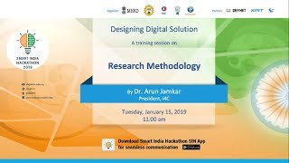 Training Session on Designing Digital Solution: Research Methodology