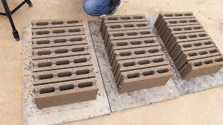 Automatic concrete  block machine,Máquina para fabricar bloques huecos de 4 pulgadas en Panamá