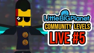 LittleBigPlanet Community Levels Live #5 | Marlon Random BOSS FIGHT?! (Stream Archive)