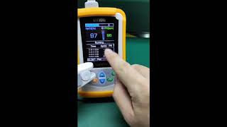 UT100 UT100V Pulse Oximeter Display Mode &  History Data