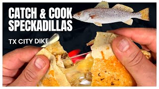 Speckled Trout Quesadillas