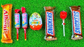 Satisfying video Asmr lollipops candy and chocolate gummy candy unboxing video Asmr.