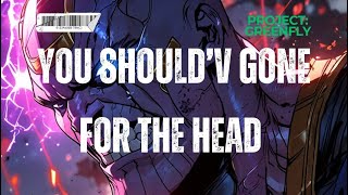 You should've gone for the head -  Thanos Concept Cover