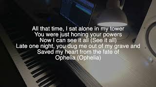 Taylor Swift - The Fate of Ophelia | lower female piano karaoke