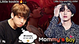 Mommy's boy 👦🍼💋Little kookie 😜use headphone 🎧🔥#taekookff 