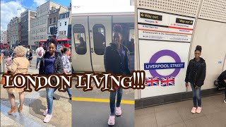 HOUSE HUNT IN THE UK | GETTING MY BRP | LIFE AS A NEW IMMIGRANT | AIRBNB TOUR | MY FIRST TRAIN RIDE