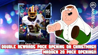 INSANE Christmas Day pack opening or... MADDEN 20 PACK OPENING