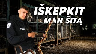 VALGAU GYVATĘ, ŽVEJOJU IR ŠERIU ANTIS