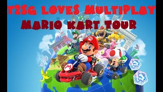 Mario Kart Tour Multiplayer (WELL, SORT OF!) #T2SG is POH', so we made our own MULTIPLAYER - ENJOY#