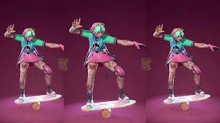 Fortnite Chapter 4 Season 1 Emotes/Dances(Lunar Party, Balance Board, Hypnot-Eyes, Boba Snack &More)