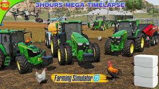 5 Millions Farming Only Challenge 🚜 | No Production | John Deere Only | 3 Hours Progress