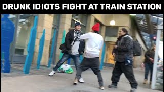 Reality Check Breakdown: Drunk Idiots Fight At Train Station