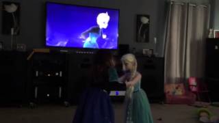 Azalea playing with Elsa