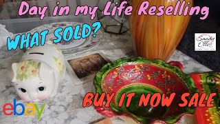 Double The Deals: 2 Live Sales In 1 Day! Buy It Now Sale | What Sold Vlog | Full-Time Reseller