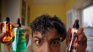 How to Prep Men's CURLY HAIR | BEST METHOD | How To Use Pre-Stylers