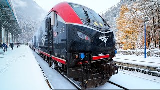 🇺🇸 3 Days on Amtrak’s Snowiest -28° Sleeper Train | Seattle - Chicago | Empire Builder🇺🇸