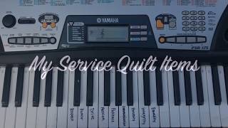 Service Quilt- Piano
