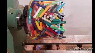 Colored pencil lidded bowl