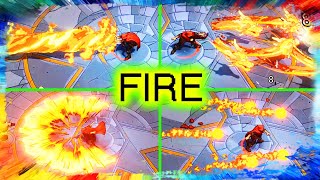 Wizard of legend 2 All FIRE ARCANA Attack Ability Skill