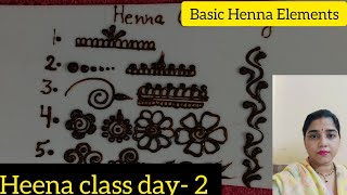 Basic Henna Designs For Beginners | Mehedi|