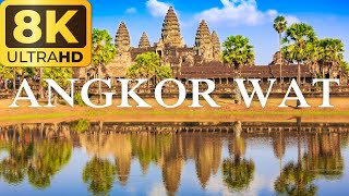 ANGKOR WAT IN 8K ULTRA HD - EPIC VIRTUAL TOUR ✈️🏝🌿🌴 | SLEEP MUSIC