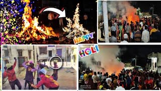 HOLIKADAHAN VLOG // ~ Adarsh X Vlog ~ // HOLI VLOG