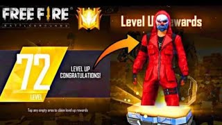 Free Fire Level Up 72  | Level Up Reward Free Fire | FF Level Up Reward | 72 Level Up Rewards FF