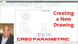 Creo Parametric - How to Create a New Drawing