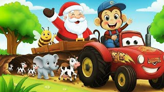 Monkey Funny | Santa Visited Pipi’s Farm—and What He Gave Was SHOCKING! | Monkey Cartoon